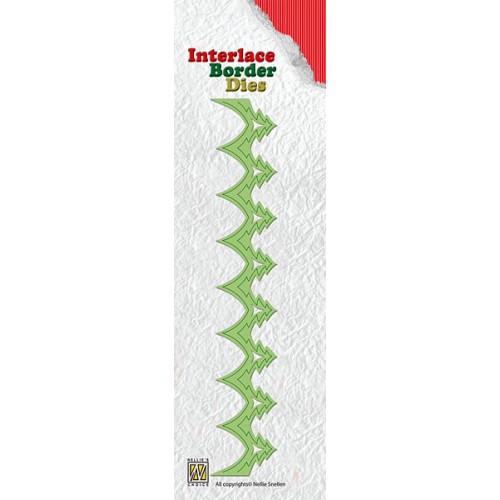 Универсални шаблони за рязане и релеф - Interlace Border Die ILD007 Christmas "trees"